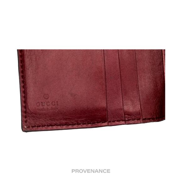 🔴 Gucci Heart Pocket Organizer Wallet - Patent Red Leather - Picture 6 of 7
